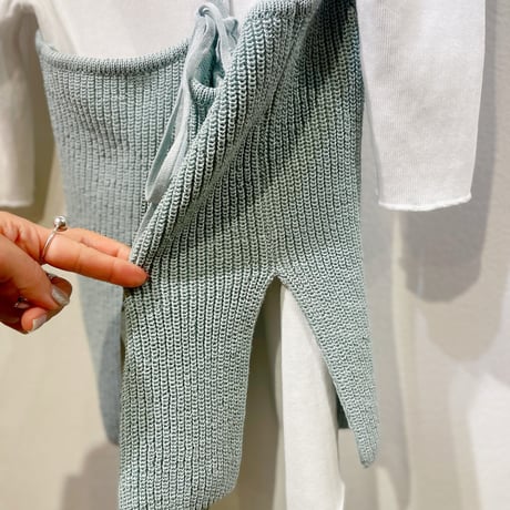 stella ciffon バックリボン コットンベアキャミソール