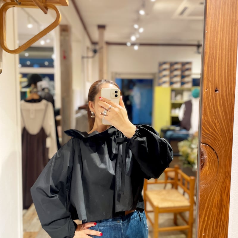 YARMO 襟ギャザー3wayブラウス | THE M.B