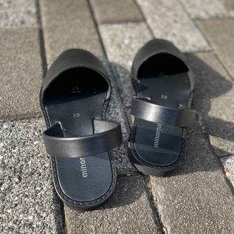 minorquines レザーバックストラップサンダル Men's