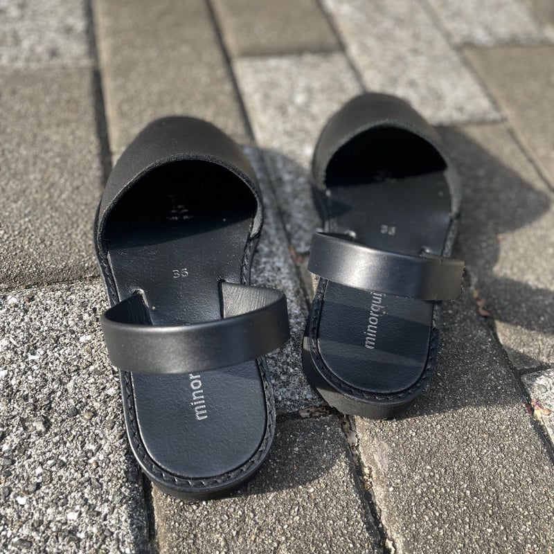 minorquines レザーバックストラップサンダル Men's | THE M.B
