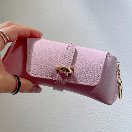 ITALY レザー メガネ サングラスケース NEW