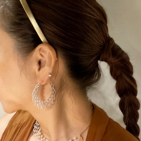 SIRISIRI × TARO HORIUCHI ピアス RAINBOW RADEN Earrings Hindwing