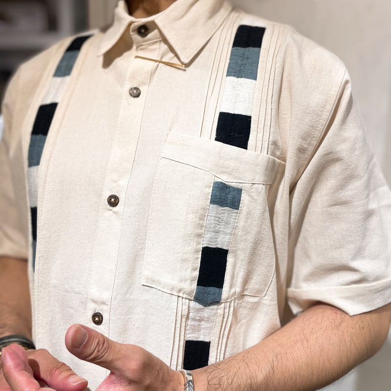 ABELES コットン手刺繍シャツ メキシコ MB別注カラフルハンド刺繍マンタコットンシャツ | THE M.B
