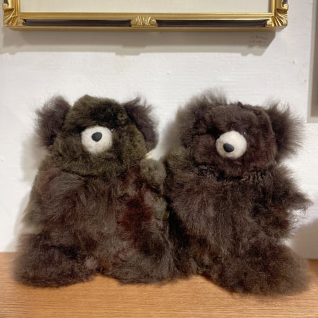 UK  ライオンとクマ　リアルアルパカファー