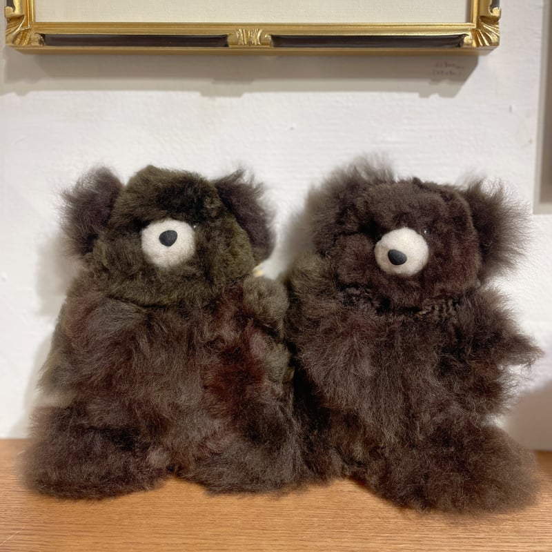 UK ライオンとクマ リアルアルパカファー | THE M.B