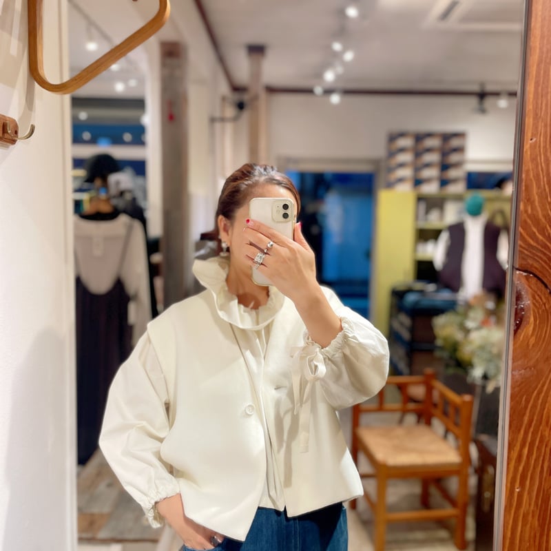 YARMO 襟ギャザー3wayブラウス | THE M.B