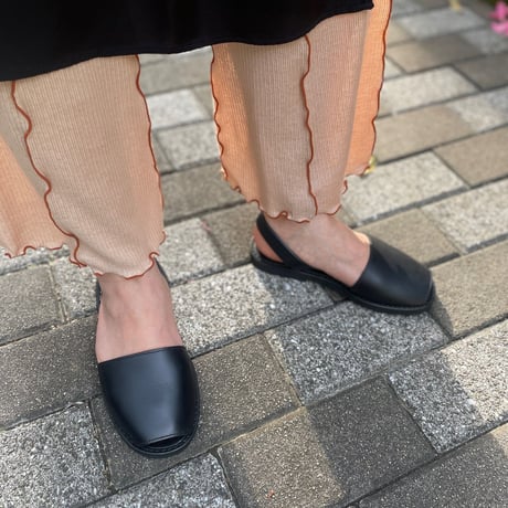 minorquines レザーバックストラップサンダル　Women's