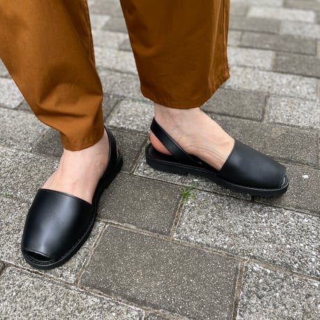 minorquines レザーバックストラップサンダル　Women's