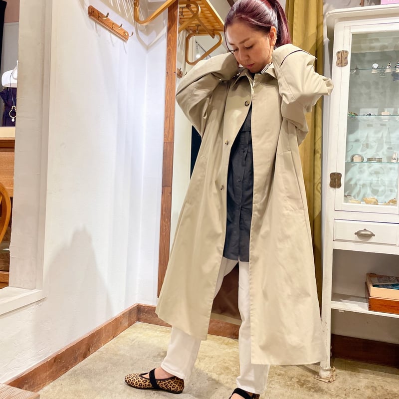 ONE FIFTH コットンナイロン ステンカラーコート | THE M.B