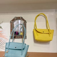 フタ付きハンドBAG型バスケット　メキシコ