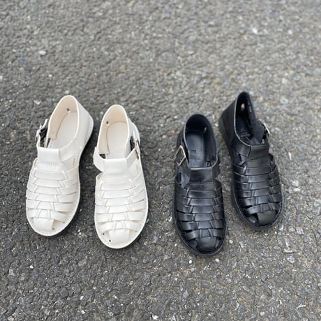 Women's  メキシコ×USA レザーワラチサンダル