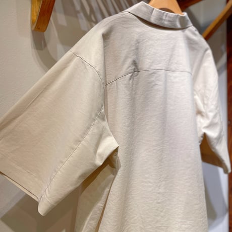 BASISBROEK 半袖胸ビックポケットBOXシャツ