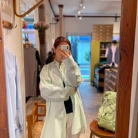UK コットンバンドカラーカラーシャツ（UNISEX）