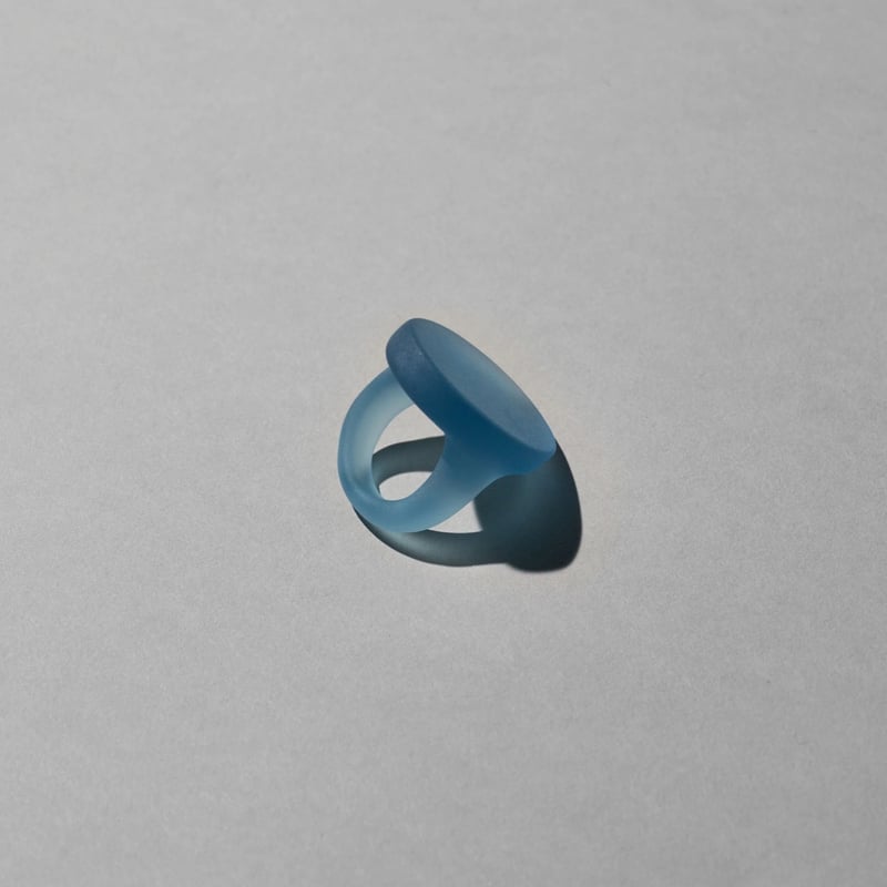 SIRI SIRI Ring Oval BLUE | THE M.B