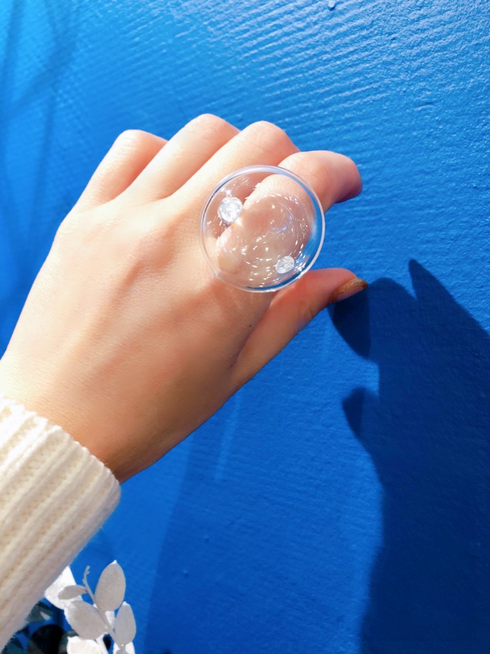 Siri Siri TARO HORIUCHI ガラス リング SIRI SIRI × TARO HORIUCHI MELTED STONE RING