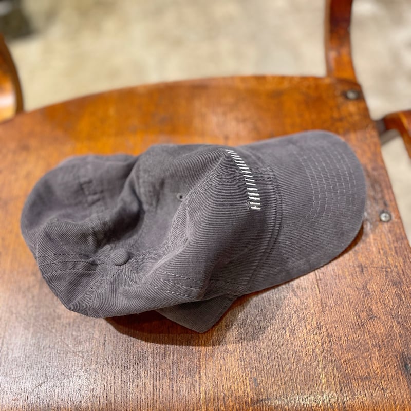 unfeigned バーコード刺繍オーガニックコーディロイCAP | THE M.B