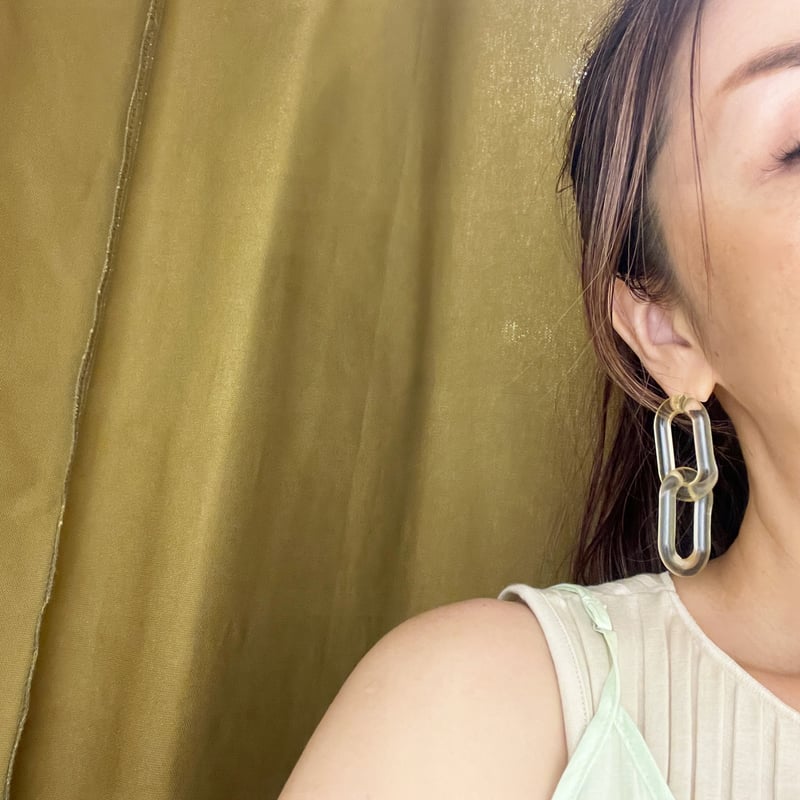 Je&She 2連チェーンピアス | THE M.B
