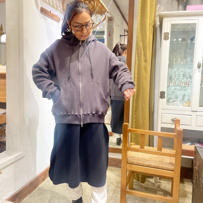 ANDER ワッフルサーマルパーカー（Women's） | THE M.B