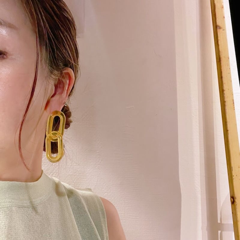 Je&She 2連チェーンピアス | THE M.B