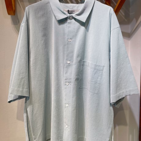 BASISBROEK BOXサイドZIPシアサッカーストラップシャツ