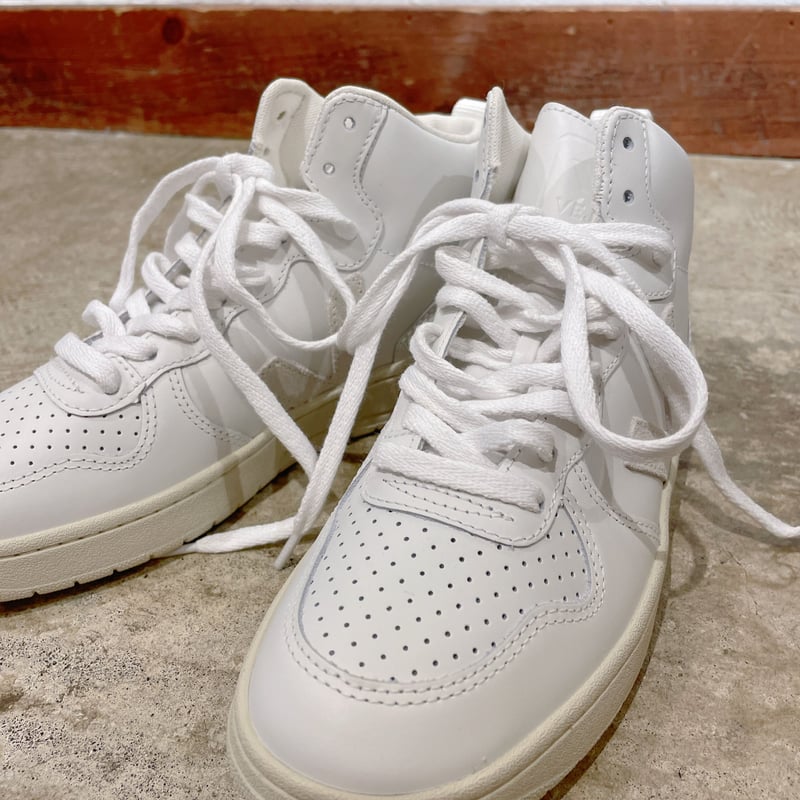 VEJA レザーハイカット オールホワイト | THE M.B