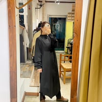 YARMO サイドフロントボタン ラウンドワンピース