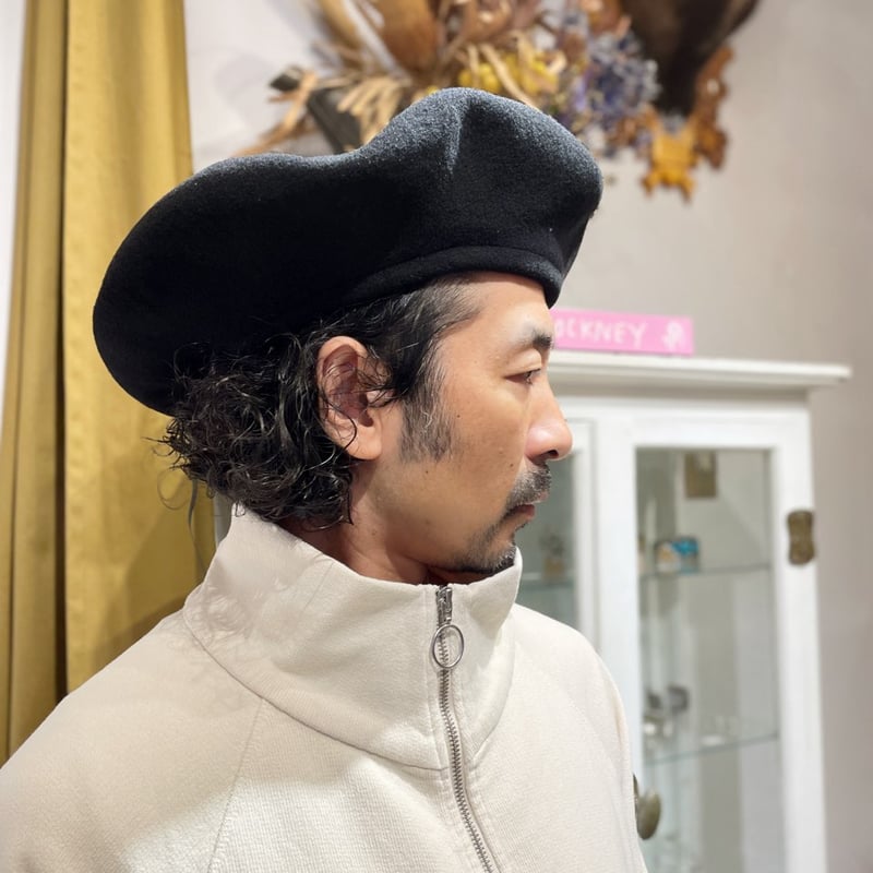 【新品】MANUFACTURE DE BERETS ベレー帽 カーキ フランス MANUFACTURE DE BERET(マニュファクチュールドゥベレー