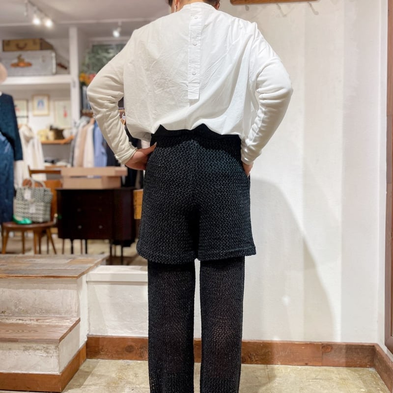 ANDERシルクニットレイヤードパンツ | THE M.B