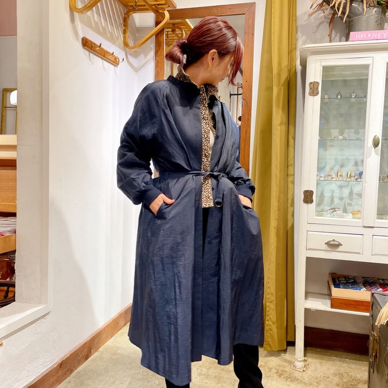 stella ciffon シャインシワ加工ナイロンコート | THE M.B