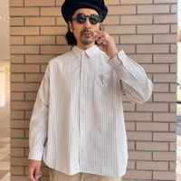NYC ストライプ シャカシャカシャツ
