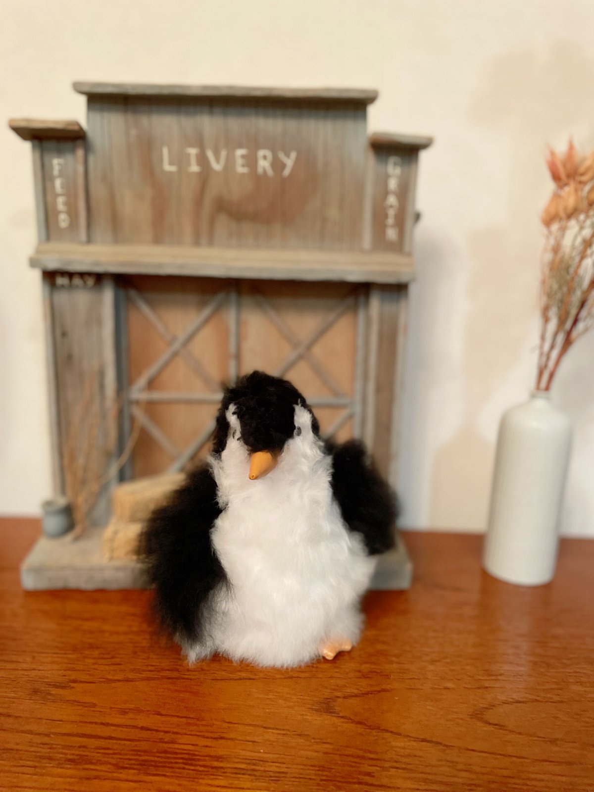 UK COZY ペンギン リアルアルパカファー | THE M.B