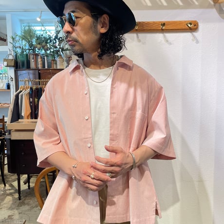 BASISBROEK BOXサイドZIPシアサッカーストラップシャツ