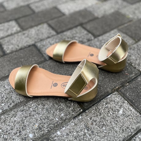 MB別注 シャンパンGOLD コルクサンダル