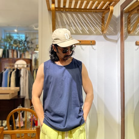 ANDER ピグメント加工 タンクトップ