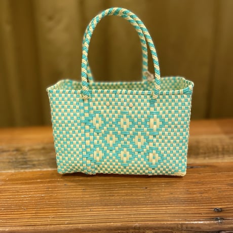 メキシコバスケットmini 柄コンビカラー