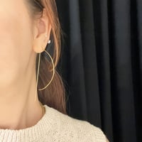 Charrita Mexico  GOLD hearf moon ピアス