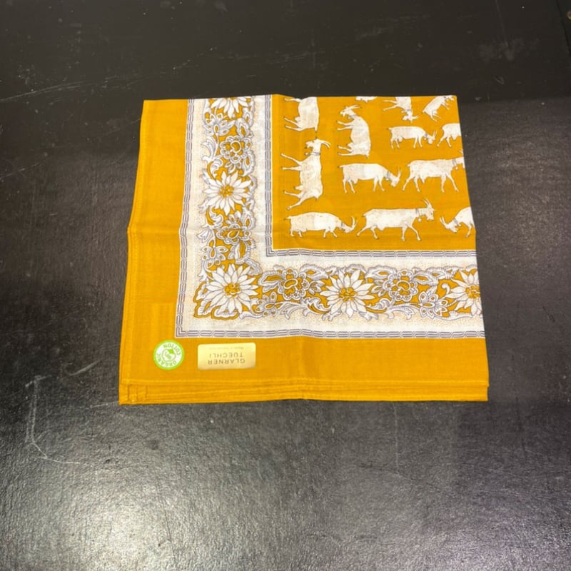 ヤギとエーデルワイス Swiss バンダナ ハンカチ | THE M.B