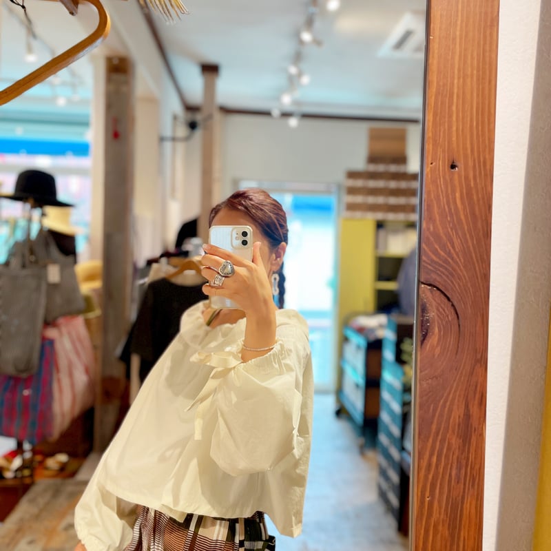 YARMO 襟ギャザー3wayブラウス | THE M.B