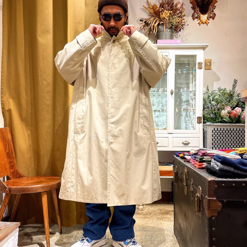 ONE fifth ステンカラーロングウールコート ONE FIFTH (ワンフィフス) ウールメルトン・ステンカラーコート