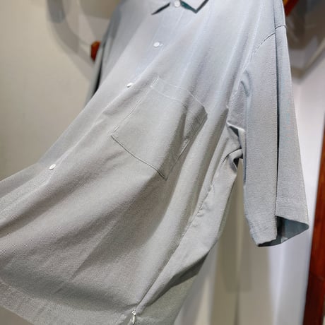 BASISBROEK BOXサイドZIPシアサッカーストラップシャツ