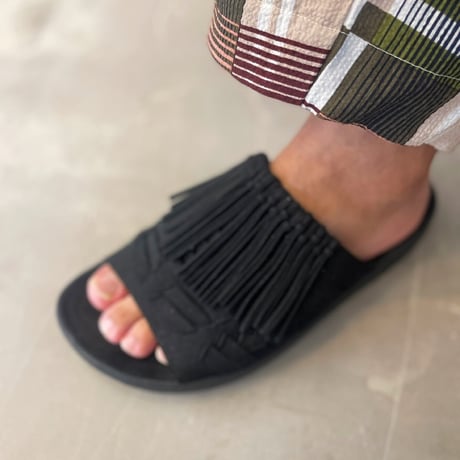 MALIBU  NATIVE sanderbirdフリンジサンダル