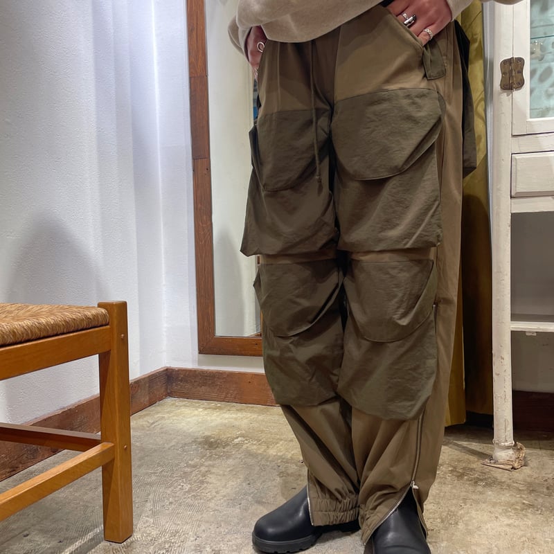 ONE fifth manyポケット ナイロンコンビカーゴパンツ | THE M.B