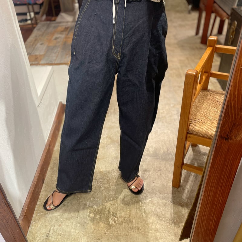 679t*新品 ステラシフォン ストレッチデニムタックパンツ STELLA CIFFON/ストレッチデニムタックパンツ -大人の女性のため