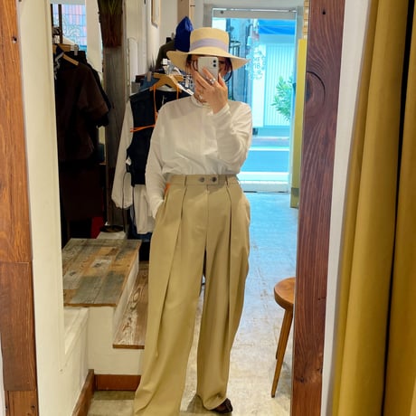 otoユニセックス タック美パンツ