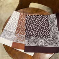 Small Flower mix ペイズリー　Swiss バンダナ ハンカチ