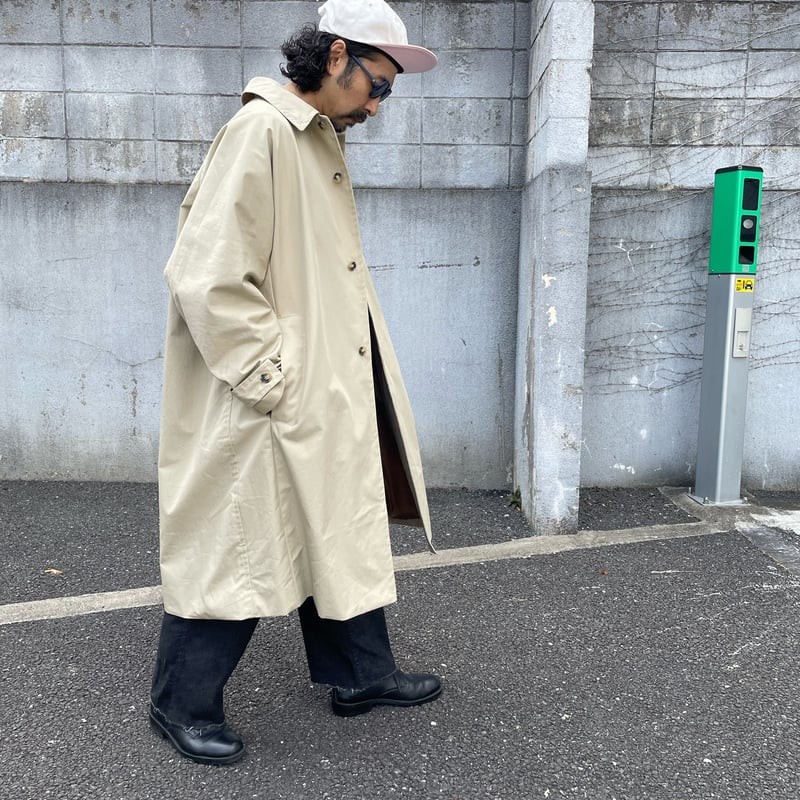 “one fifth”コットンナイロン・ステンカラーコート・サイズ1・ベージュ ONE FIFTH コットンナイロン ステンカラーコート | THE M.B
