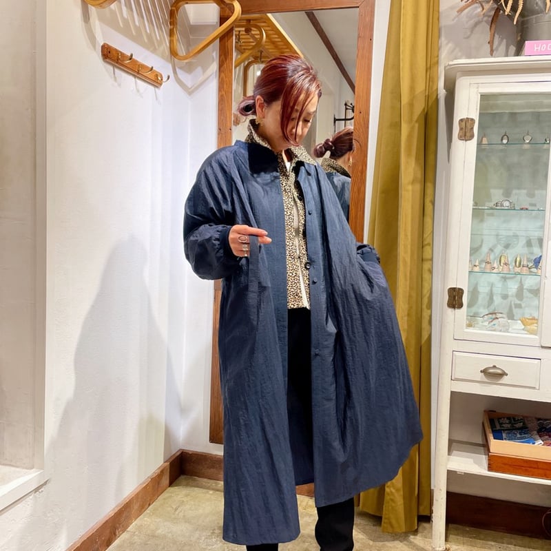 stella ciffon シャインシワ加工ナイロンコート | THE M.B