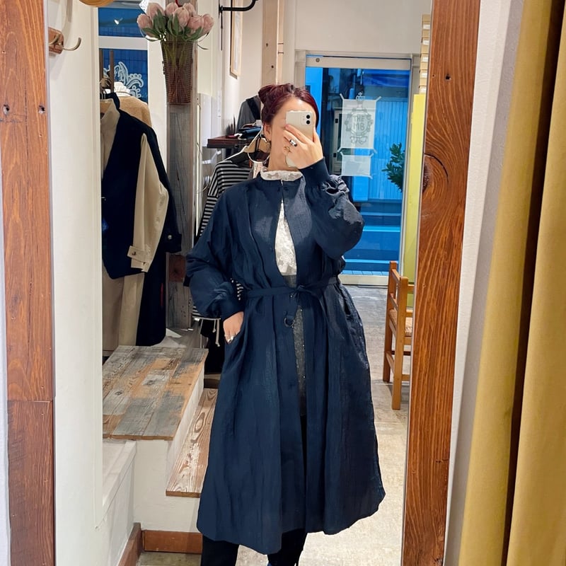 stella ciffon シャインシワ加工ナイロンコート | THE M.B