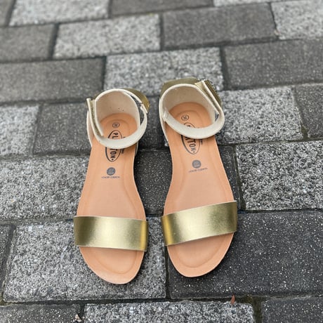 MB別注 シャンパンGOLD コルクサンダル