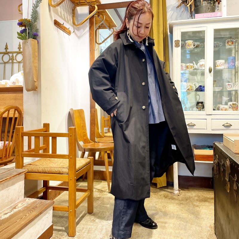 ONE FIFTH コットンナイロン ステンカラーコート | THE M.B